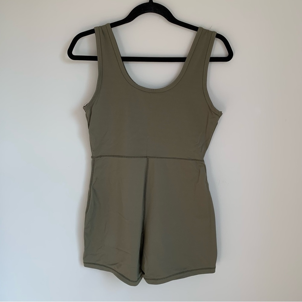Better Together Green Romper Jumpsuit Sleeveless Bodysuit